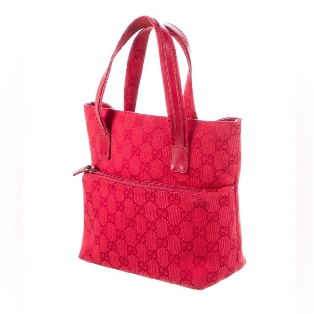 GUCCI rare vintage red tote